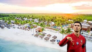 Разюздан курорт приютява Кристиано Роналдо за световното (СНИМКИ)