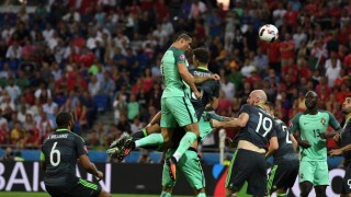 Снарядът с глава на Роналдо - изстрелян със 71,3 км/ч