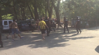 Нов сблъсък между фенове на пловдивските Ботев и Локомотив (ВИДЕО)