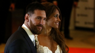 Меси и Антонела, каквито никога не сте ги виждали (СНИМКА)