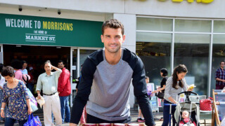 Гришо се поглези преди мача с Багдатис