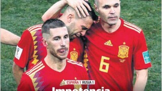 Глупаво и безхаберно. Испанските медии след провала