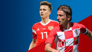 На живо: Русия - Хърватия