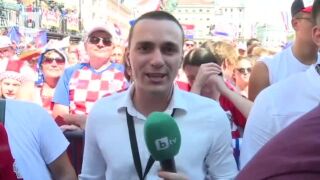 Хърватите посрещат своите герои (ВИДЕО)