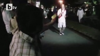 Арестуваха жена след стрелба с воден пистолет по щафетата с олимпийския огън (ВИДЕО)