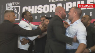 Напрежението се покачва: Кобрата и Чисора почти стигнаха до бой 