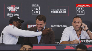 В Лондон като у дома: Искрите между Кубрат Пулев и Дерек Чисора 