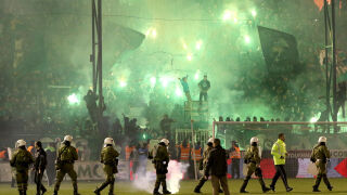 Специални части пазят ПАО - Ботев Пловдив (ВИДЕО)