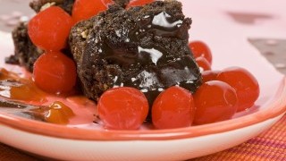 Какаови брауни с разтопен шоколад