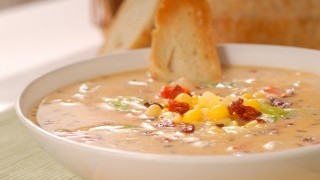 Супа с царевица, цвекло и кокосово мляко