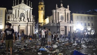 Пострадалите от инцидентите в Торино се увеличиха до 1400 (ВИДЕО)