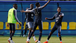 Оптимисти: Французите тренират радост след гол (ВИДЕО)