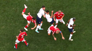 Освиркаха 1/8-финалистите Франция и Дания (СНИМКИ)