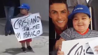 Роналдо спря автобуса на Португалия, за да прегърне болно момче (ВИДЕО)