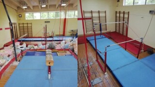 Опожарената зала по спортна гимнастика на ЦСКА отвори врати (ВИДЕО)