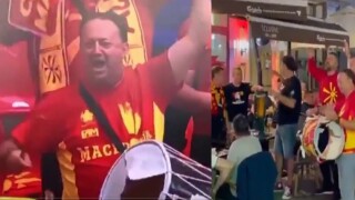 Култовият македонски фен със скъсания тъпан се обзаведе с нов (ВИДЕО)