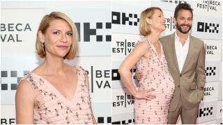 44-годишната Клеър Дейнс показа наедрелия си корем 