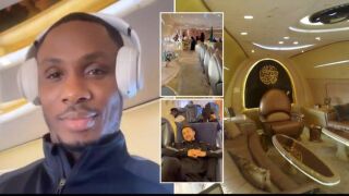 Саудитският лукс: Златен трон в самолет за 200 млн. евро (ВИДЕО)