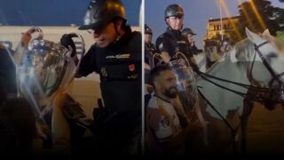 Защо Дани Карвахал свали Купата при конната полиция? (ВИДЕО)