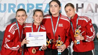 Българският отбор на сабя е на европейския връх (ВИДЕО и СНИМКИ)