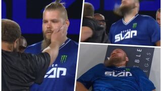 Кралят на шамарите с брутален нокаут (ВИДЕО)