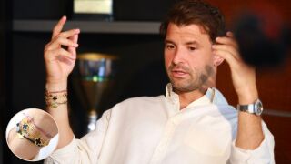 Тези 6 гривни носят късмет на Григор Димитров за мача със Стефанос Циципас (СНИМКИ)