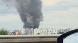 Голям пожар в столичния квартал 