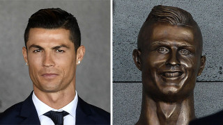 Бронзовият Роналдо разсмя социалните мрежи