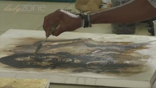 Този художник рисува забележителни картини с какао и кафе (ВИДЕО)