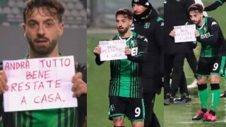 Посланието на италиански голаджия: Всичко ще бъде наред, останете си у дома