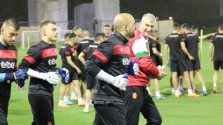 Националите проведоха първа тренировка в Катар (ГАЛЕРИЯ)