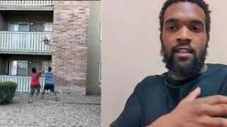 Бивш играч по американски футбол спаси дете от горяща сграда (ВИДЕО)