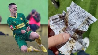 Изгонен футболист побесня и накъса тефтерчето на съдията (ВИДЕО)