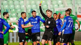 Футболистите на Лудогорец признали за нагло съдийство