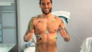 Първа снимка на Гудел от болницата