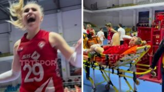 Тя полудя от радост и се контузи тежко (ВИДЕО)