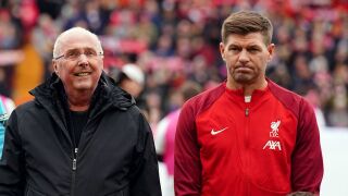 Последно желание: Свен-Горан Ериксон изведе Ливърпул (ВИДЕО)