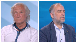 Снимка: Иво Инджев и Тома Белев - гости в "Лице в лице"