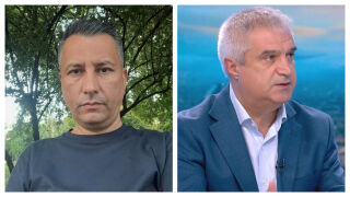 Снимка: Медиан Мосадав и Румен Радев - гости в "Лице в лице"