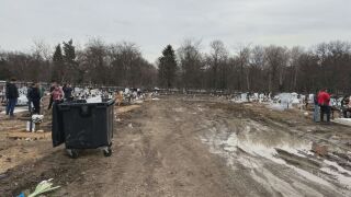 Снимка: Локви, кал и никакви алеи: Кой е отговорен за поддръжката на Централните гробища в София?