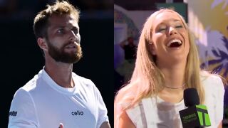 Предполагаем флирт скара тенис звезди (ВИДЕО)