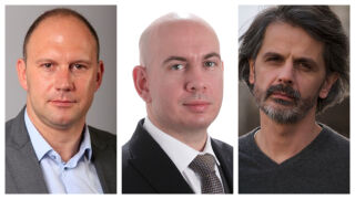 Снимка: Ангел Георгиев, Николай Цонков и Стоян Радев - гости в "Лице в лице"