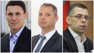 Снимка: Константин Проданов, Делян Добрев и Христо Христев - гости в "Лице в лице"