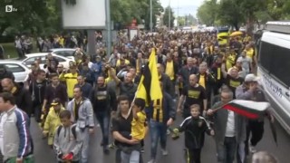 Еуфория в Пловдив след спечелването на купата (ВИДЕО)