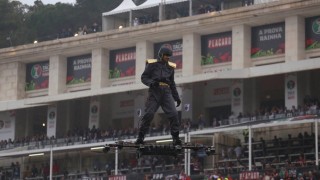 Невиждано: човек на дрон донесе топката за финала за Купата на Португалия (ВИДЕО)