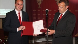 И третодивизионният ЦСКА 1948 с Почетен знак от президента