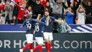 Жиру изравни Зидан при победа на Франция (ВИДЕО) 