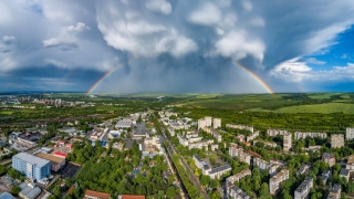 Снимка на деня: Дъга над Русе