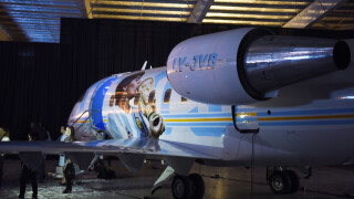 Летящият музей на Марадона тръгна по света