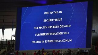 Голямо забавяне на финала в Шампионската лига